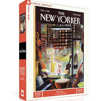 New York Puzzle Company New York Puzzle Co. The New Yorker: One Day... Puzzle 1000pcs