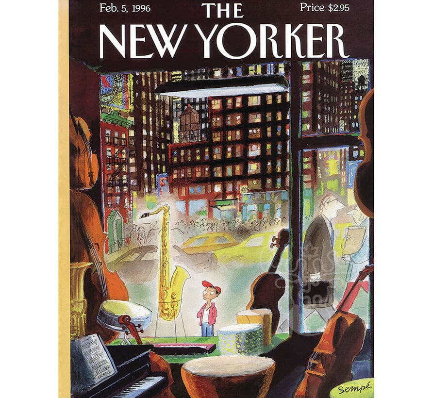 New York Puzzle Co. Jean-Jacques Sempé: One Day... Puzzle 1000pcs