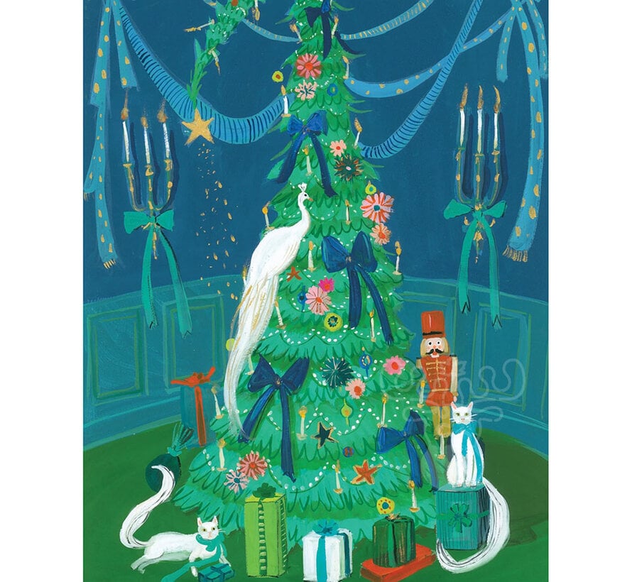New York Puzzle Co. Janet Hill: Maximalist Christmas Puzzle 1000pcs