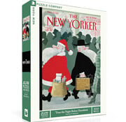 New York Puzzle Company New York Puzzle Co. The New Yorker: 'Twas the Night Before Hanukkah Puzzle 300pcs