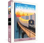 New York Puzzle Company New York Puzzle Co. The New Yorker: Coney Island Express Puzzle 300pcs