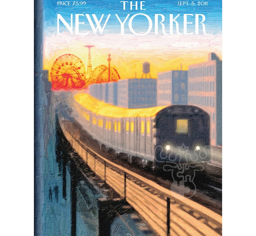 New York Puzzle Co. The New Yorker: Coney Island Express Puzzle 300pcs