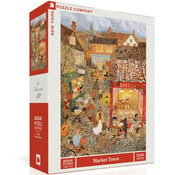 New York Puzzle Company New York Puzzle Co. Loré Pemberton:  Market Town Puzzle 1500pcs