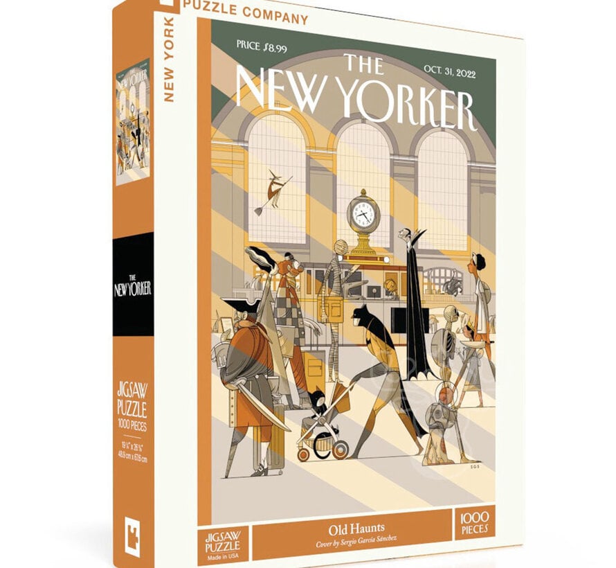 New York Puzzle Co. The New Yorker: Old Haunts Puzzle 1000pcs