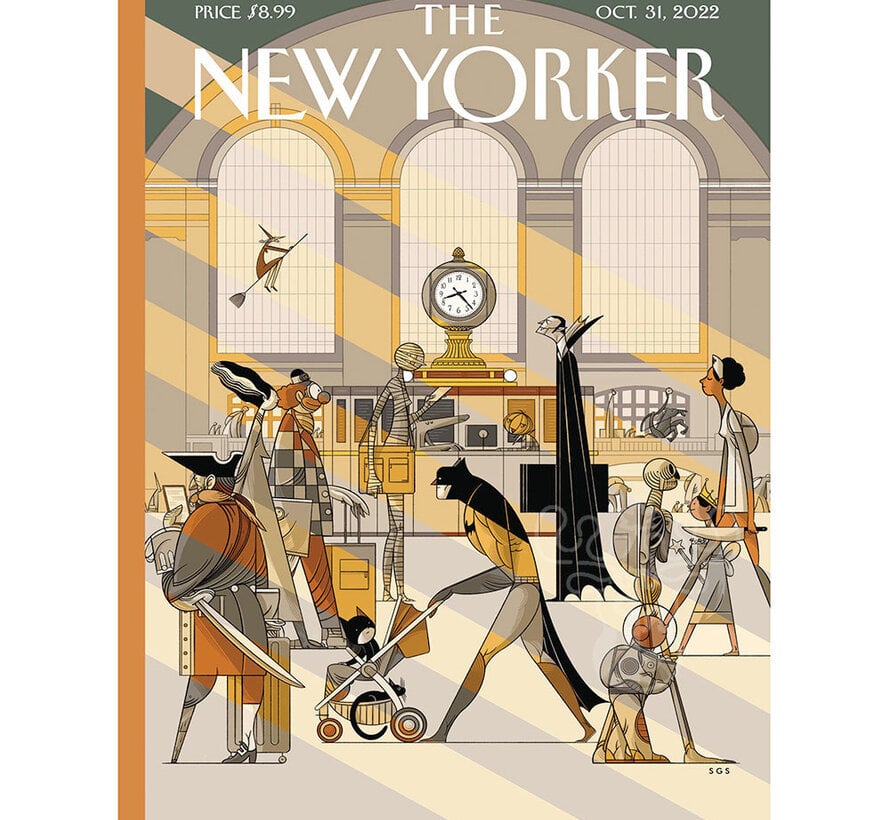 New York Puzzle Co. The New Yorker: Old Haunts Puzzle 1000pcs