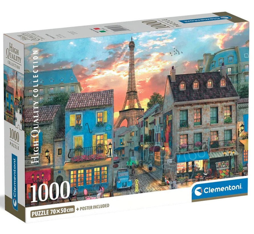 Clementoni Streets Of Paris Puzzle 1000pcs
