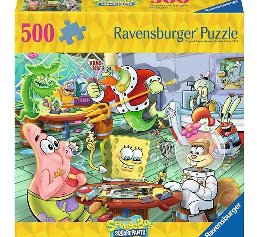 Ravensburger SpongeBob SquarePants Games Night at Krusty Krab Puzzle 500pcs