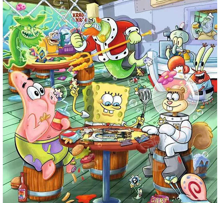 Ravensburger SpongeBob SquarePants Games Night at Krusty Krab Puzzle 500pcs