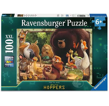 Ravensburger Ravensburger Disney Pixar Hoppers: Secrets Animal World Puzzle 100pcs XXL