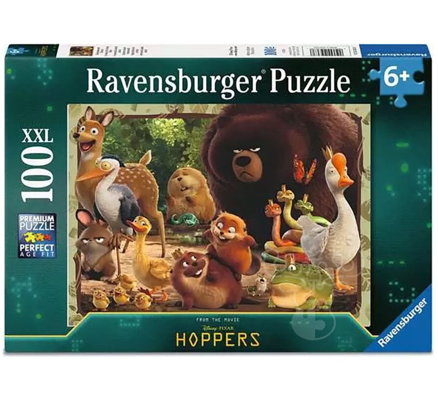 Ravensburger Disney Pixar Hoppers: Secrets Animal World Puzzle 100pcs XXL
