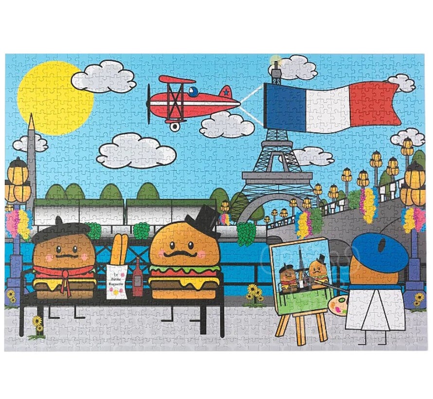 Sunshine Paris Puzzle 1000pcs