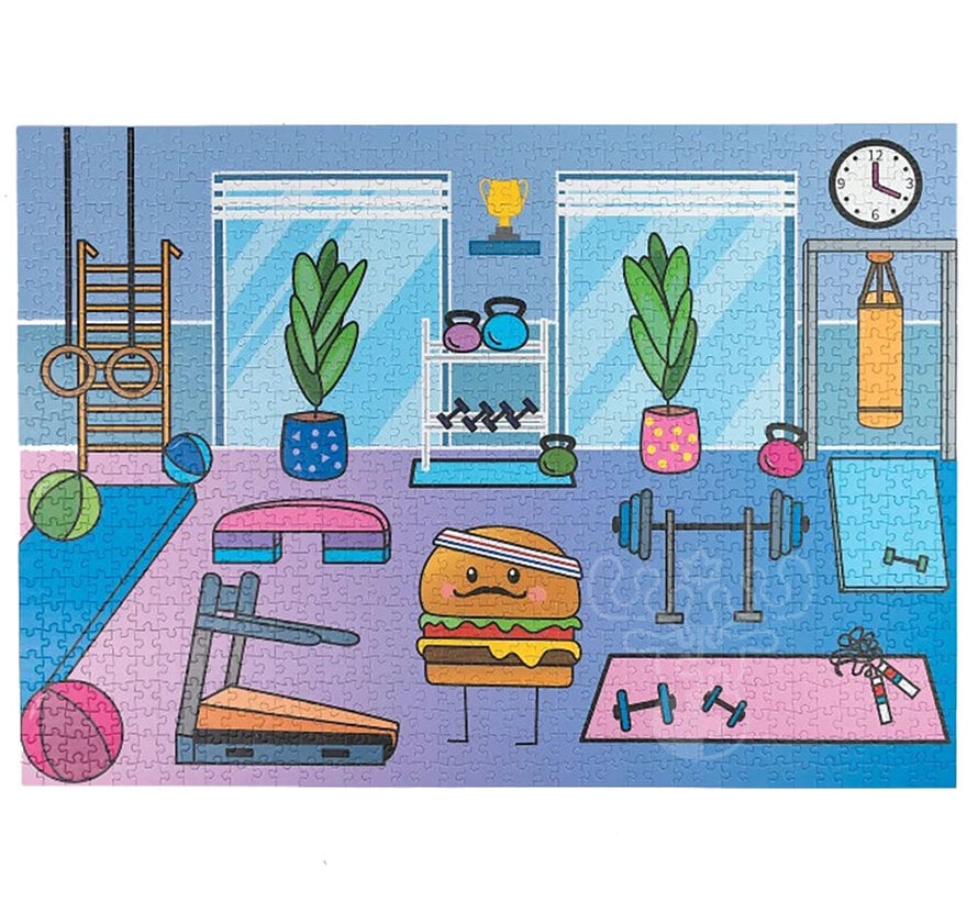 Sunshine At the Gym Puzzle 1000pcs