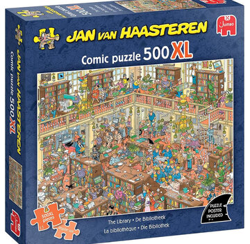 Jumbo Jumbo Jan van Haasteren - The Library Puzzle 500pcs XL