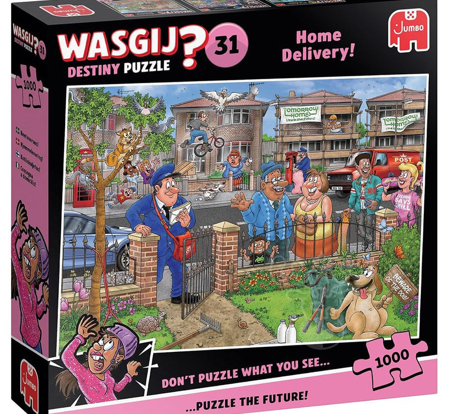 Jumbo Wasgij Destiny 31 Home Delivery! Puzzle 1000pcs