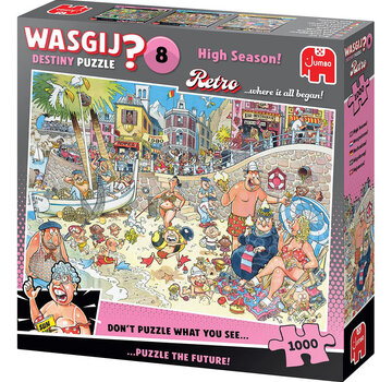Jumbo Jumbo Wasgij Destiny Retro 8 High Season! Puzzle 1000pcs