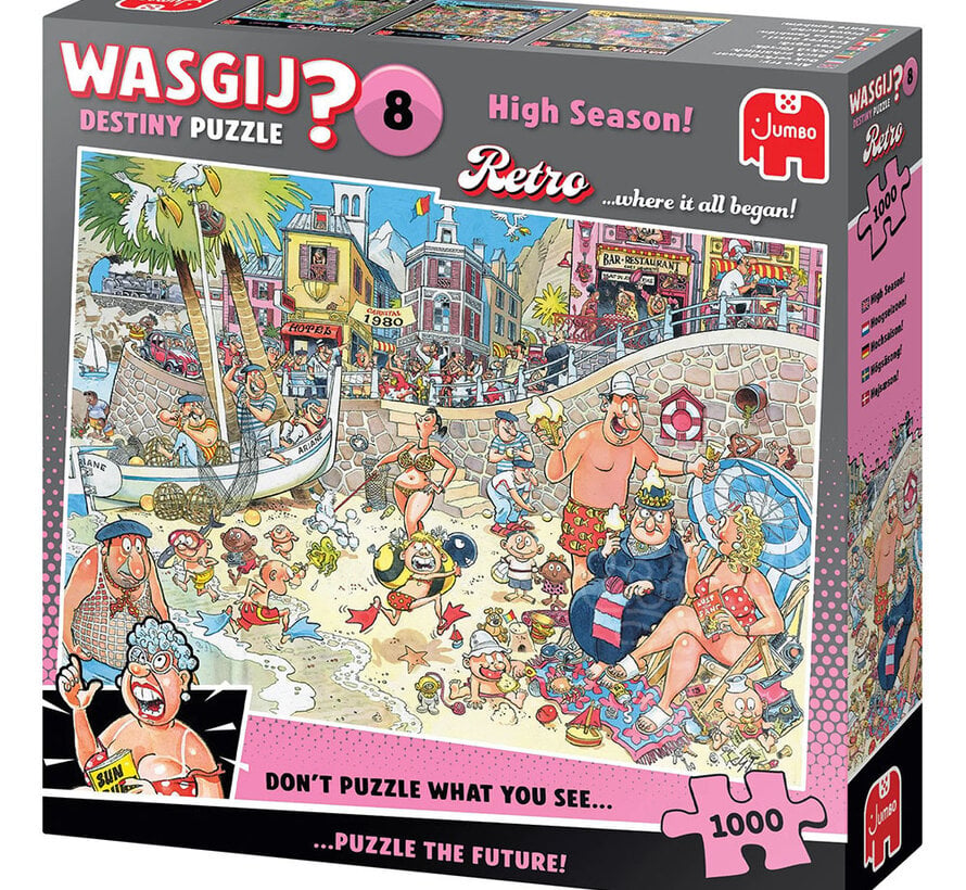 Jumbo Wasgij Destiny Retro 8 High Season! Puzzle 1000pcs