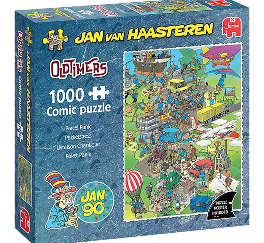 Jumbo Jan van Haasteren - Parcel Panic (Oldtimers) Puzzle 1000pcs
