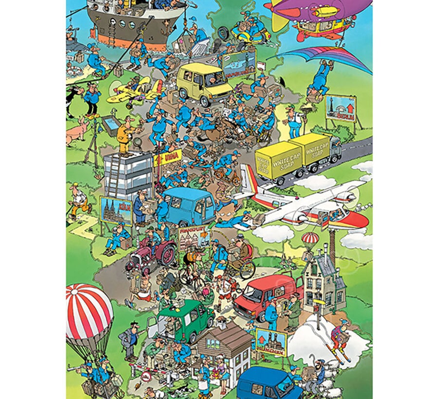 Jumbo Jan van Haasteren - Parcel Panic (Oldtimers) Puzzle 1000pcs
