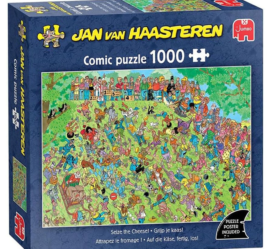 Jumbo Jan van Haasteren - Seize the Cheese! Puzzle 1000pcs