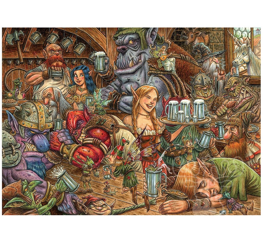 Cobble Hill Brewing Up Trouble Puzzle 500pcs