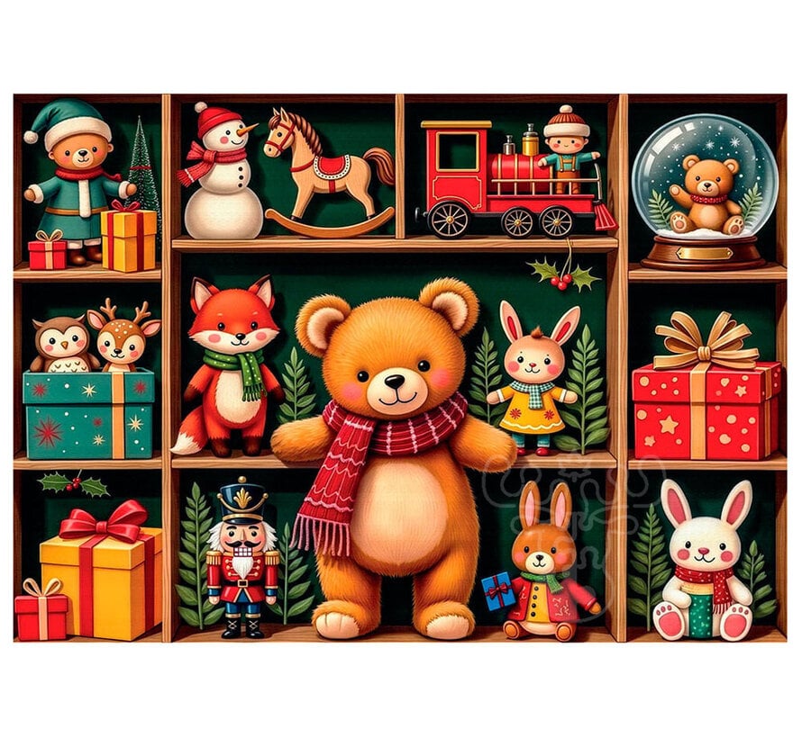 Delfy Festive Toy Display Puzzle 1000pcs