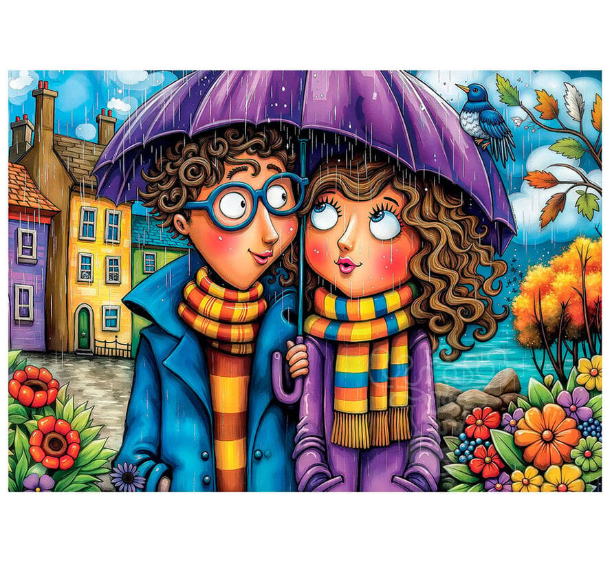 Delfy Under One Umbrella Puzzle 1000pcs