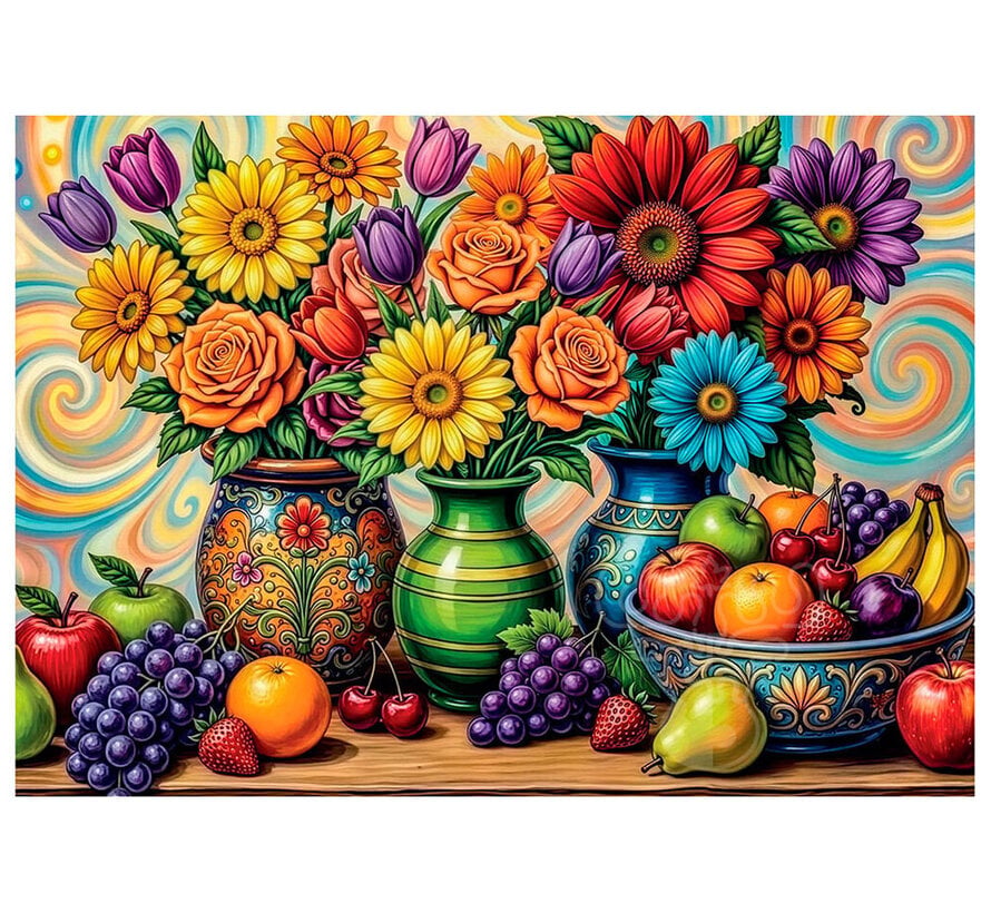 Delfy Flower Fruit Delight Puzzle 1000pcs