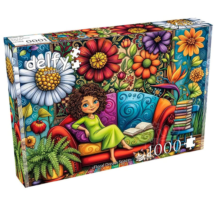 Delfy Floral Dream Space Puzzle 1000pcs