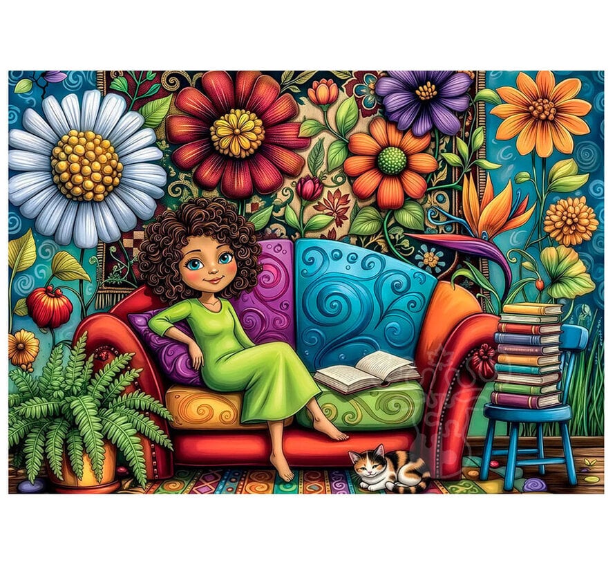 Delfy Floral Dream Space Puzzle 1000pcs