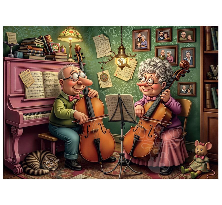 Delfy Timeless Music Duo Puzzle 1000pcs
