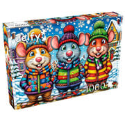 Delfy Delfy Mice in Mittens Puzzle 1000pcs