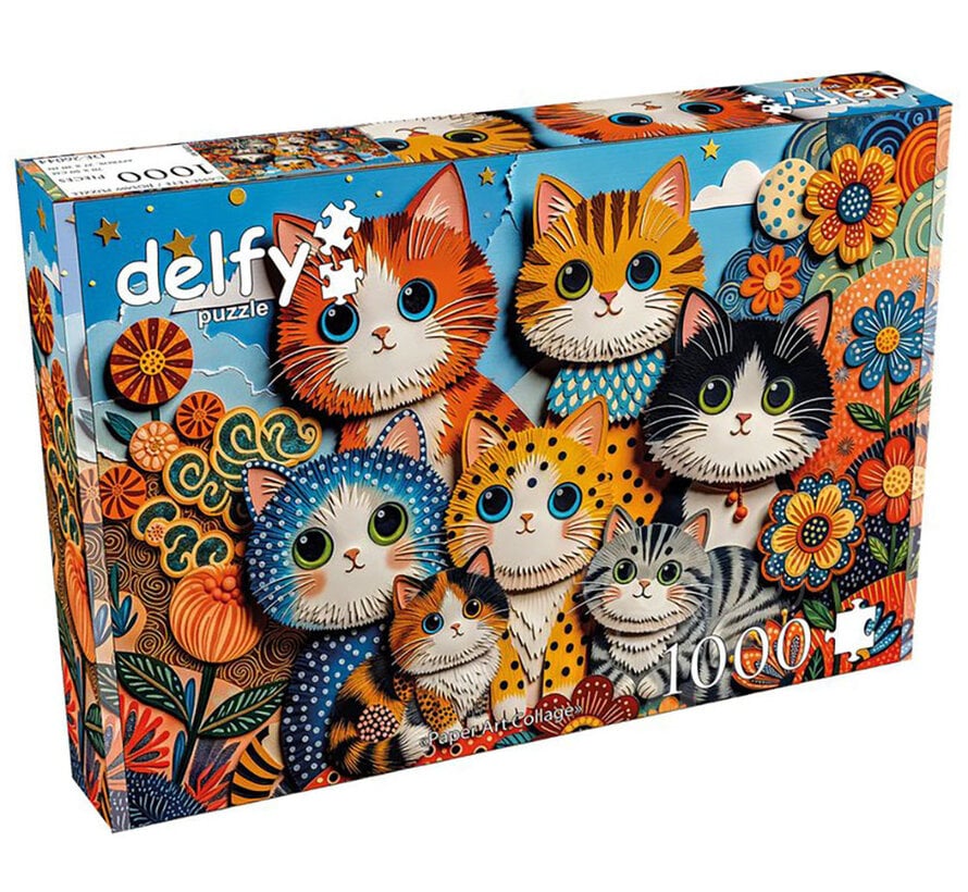 Delfy Paper Art Collage Puzzle 1000pcs