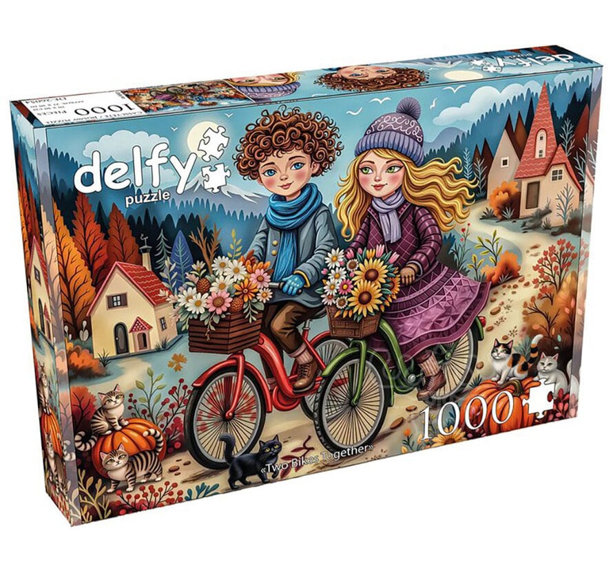 Delfy Two Bikes Together Puzzle 1000pcs