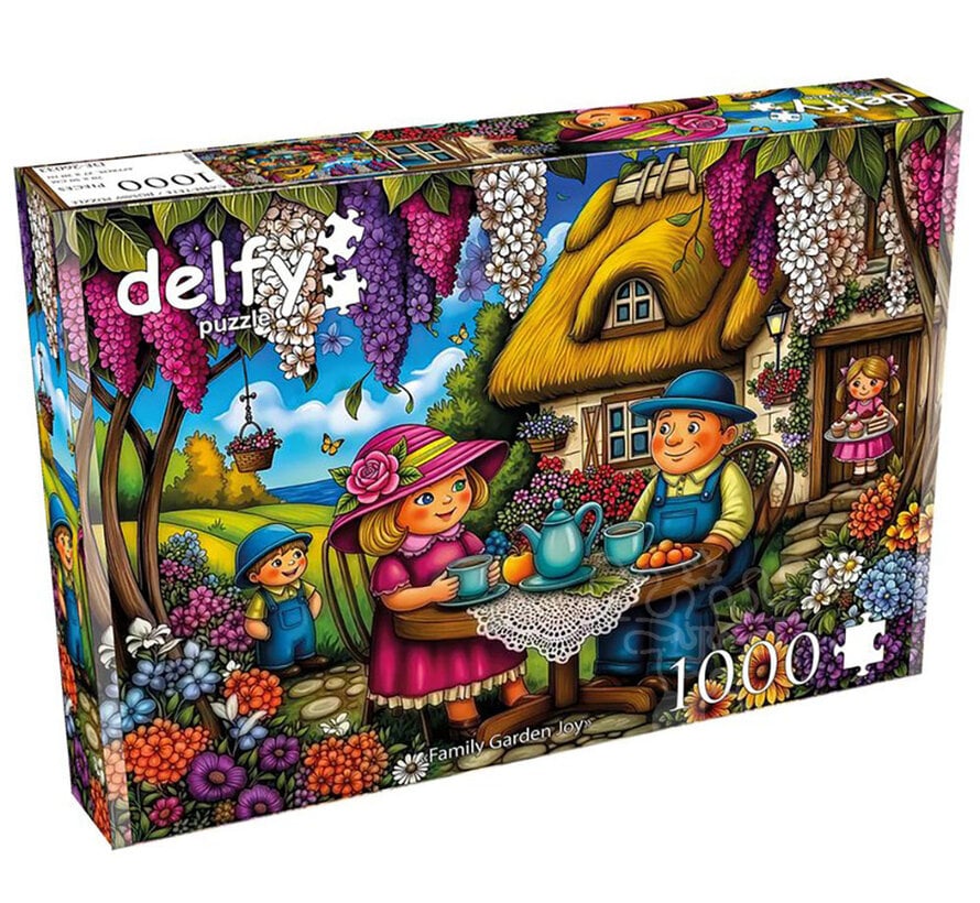 Delfy Family Garden Joy Puzzle 1000pcs