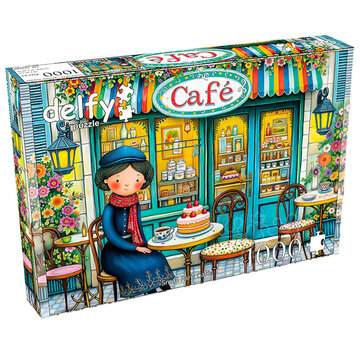 Delfy Delfy Small Paris Café Puzzle 1000pcs