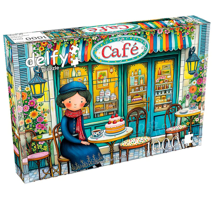 Delfy Small Paris Café Puzzle 1000pcs