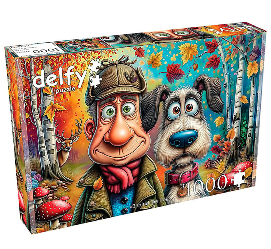 Delfy Behind the Tree Puzzle 1000pcs