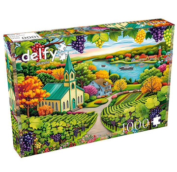 Delfy Delfy Coastal Vineyard Puzzle 1000pcs