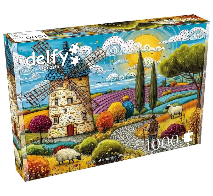 Delfy Quiet Shephard Walk Puzzle 1000pcs