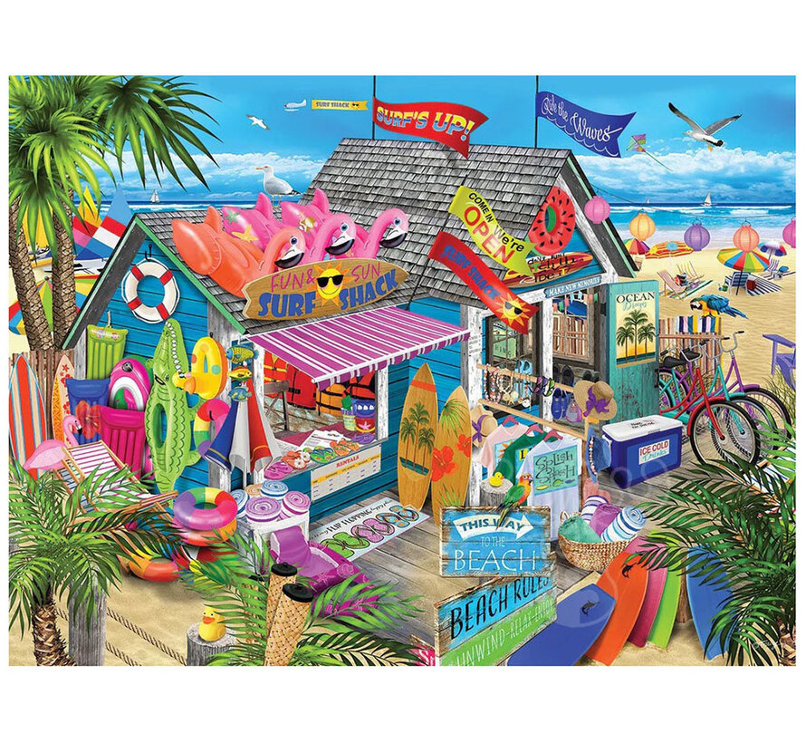 White Mountain Surf Shack E-Z Hold Puzzle 300pcs