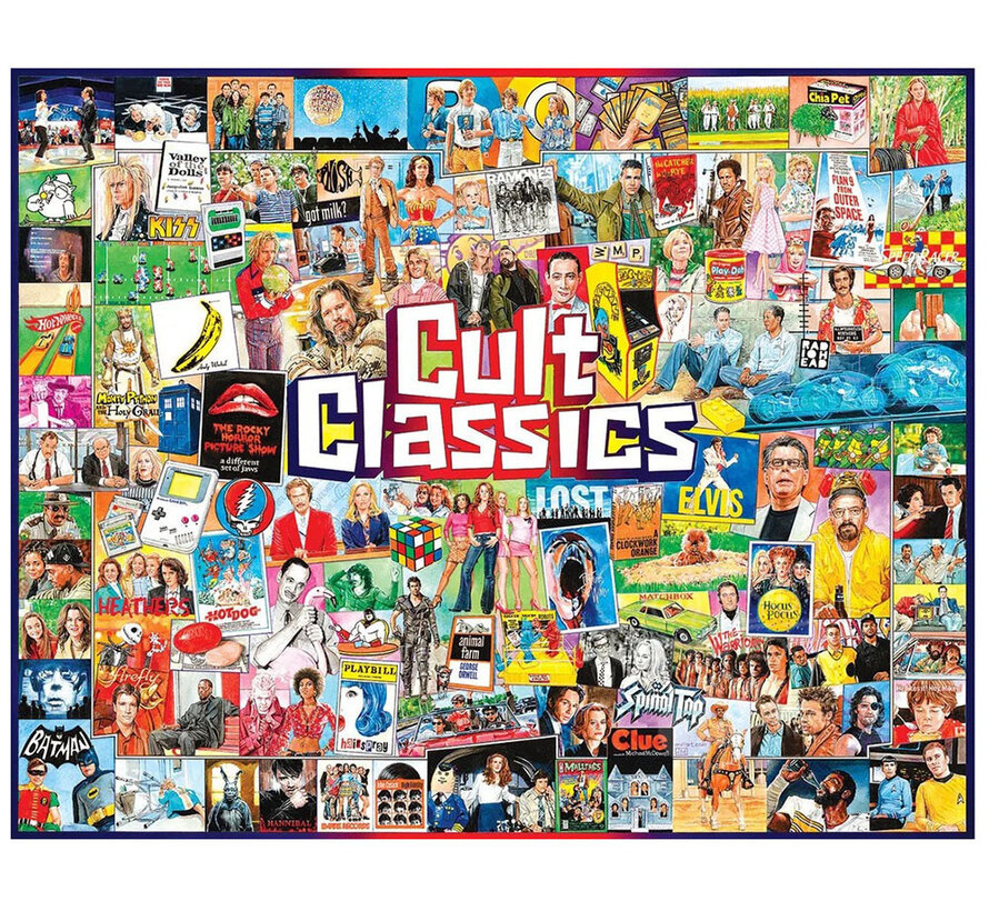 White Mountain Cult Classics Puzzle 1000pcs