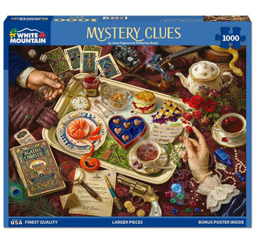 White Mountain White Mountain Mystery Clues Puzzle 1000pcs