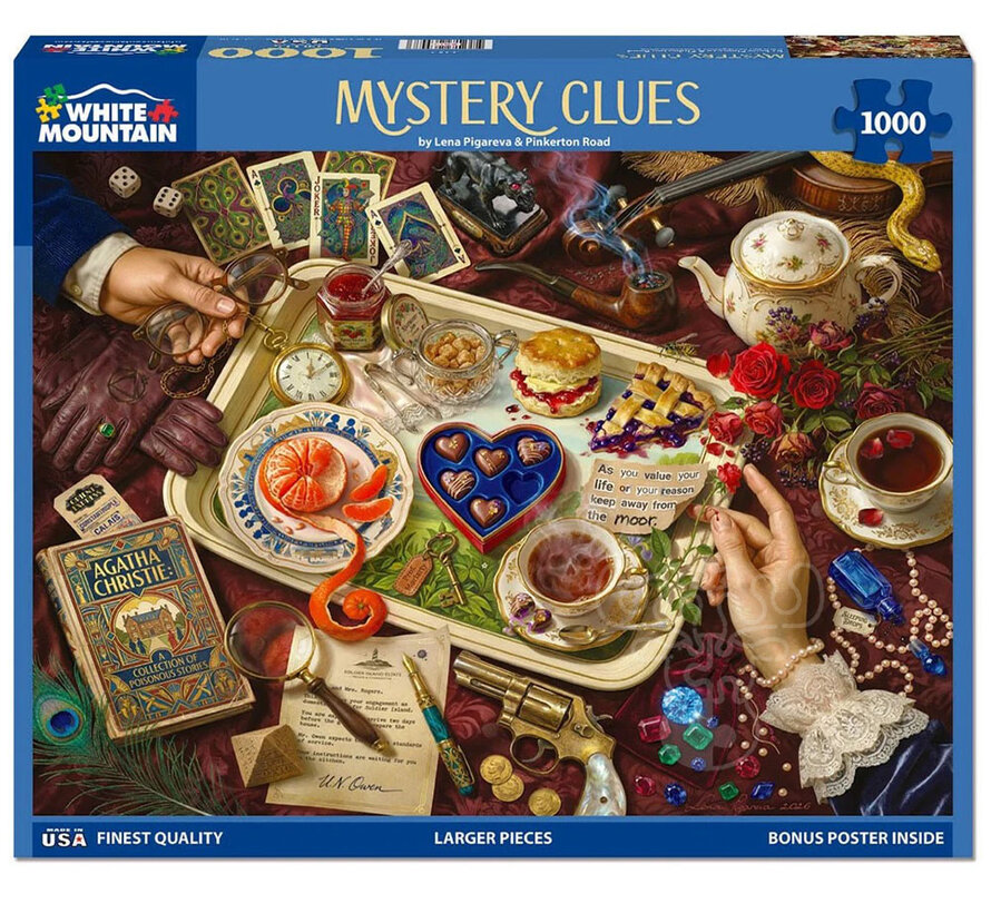 White Mountain Mystery Clues Puzzle 1000pcs