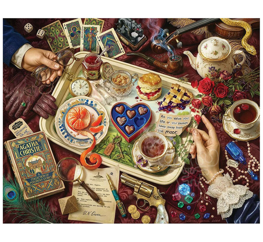 White Mountain Mystery Clues Puzzle 1000pcs