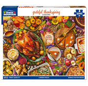 White Mountain White Mountain Grateful Thanksgiving Puzzle 1000pcs