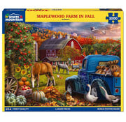 White Mountain White Mountain Maplewood Farm In Fall Puzzle 1000pcs
