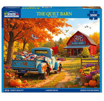 White Mountain White Mountain The Quilt Barn Puzzle 1000pcs