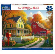 White Mountain White Mountain Autumnal Bliss Puzzle 1000pcs
