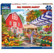 White Mountain White Mountain Fall Farmers Market Puzzle 1000pcs