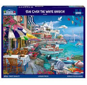 White Mountain White Mountain Sun Over The White Harbor Puzzle 1000pcs